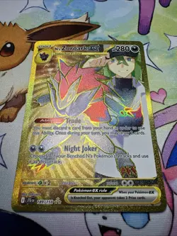 Pokemon TCG Journey Together N's Zoroark EX Holo Ultra Rare Card 189/159 - Image 1