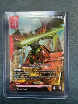 Gundam TCG Card Game Dual Impact GD02-037 LR Gundam Virsago - Image 1