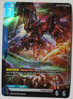 Gundam Card Game Dual Impact Gundam Epyon LR GD02-002 - Image 1