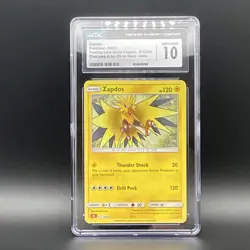 Pokemon Zapdos 2023 Trading Card Game Classic 012/034 CGC 10 Holo Rare - Image 1