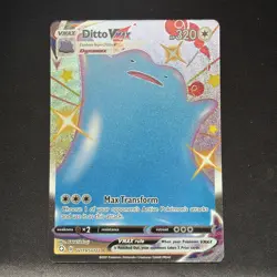 Ditto VMAX Full Art Shiny SV119/SV122 Shiny Vault Shining Fates Pokemon Card NM - Image 1