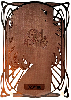 Goddess Story: Asuka Langley #/100 Spicy Metal Anime Waifu CCG Card - Image 1