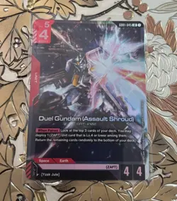 Gundam Card Game Duel Gundam (Assault Shroud) Foil GD01-045 LR - Image 1