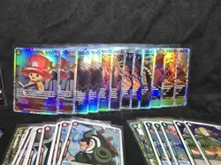 One Piece OP08 Two Legends Holo Rare/SR Card Lot 90+ Cards - See Photos - Image 3