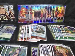 One Piece OP08 Two Legends Holo Rare/SR Card Lot 90+ Cards - See Photos - Image 4