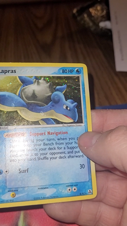 Pokemon TCG - Lapras (W/SWIRL!) EX Legend Maker 8/92 Holo Foil Rare Card - Image 2