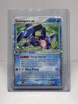 Pokemon Swampert EX TCG Crystal Guardians 98/100 Ultra Holo Rare Card 2006 - Image 1