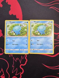 Wooper 25/70 Pokemon Card 2018 Dragon Majesty 25/70 - Image 1