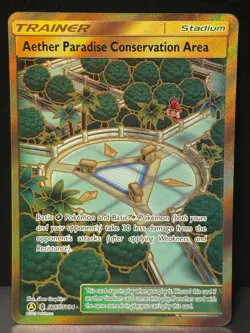 Aether Paradise Conservation Area SV87/SV94 SM Hidden Fate Pokemon Card AA10 LP1 - Image 1