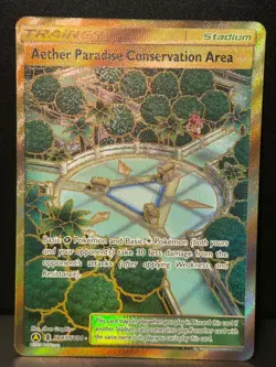 Aether Paradise Conservation Area SV87/SV94 SM Hidden Fate Pokemon Card AA10 LP1 - Image 2