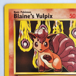 Blaine's Vulpix 66/132 Pokemon TCG Gym Challenge NM Vintage 2000 Card - Image 3