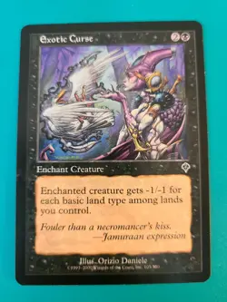 MTG Magic The Gathering - Exotic Curse - Invasion Set NM - Image 1
