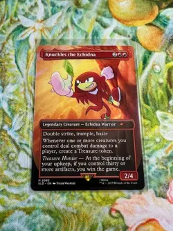 Knuckles the Echidna MTG: Secret Lair *Pack Fresh* - Image 1