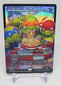 MTG Michelangelo, Weirdness to 11 Showcase Teenage Mutant Ninja Turtles 0288 - Image 1