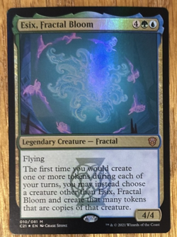MTG Commander 2021, Esix, Fractal Bloom Foil - Image 1