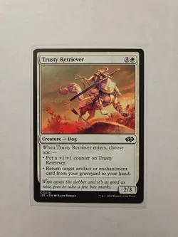 Trusty Retriever - Foundations Jumpstart - LP - Common - Creature - Image 1