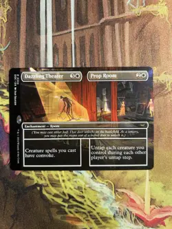 Dazzling Theater // Prop Room (Borderless) 334 - NM - Duskmourn: House of Horror - Image 1