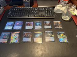 MTG Lord of the Rings Surge Foil Lot (Smaug, Call of the Ring, Gandalf, Gollum) - Image 1