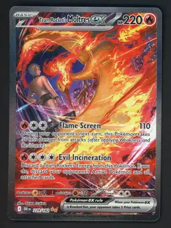 2025 Pokemon DRI EN Special Illustration Rare #229 Team Rocket's Moltres ex - Image 1