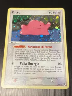 Carta Pokemon Ditto 4/112 Holo Ita Set Ex Rosso Fuoco & Verde Foglia - Image 1
