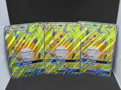 3 Raichu GX SM90 Pokemon Sun & Moon Black Star Promo Full Art Oversized Lot CD3 - Image 1