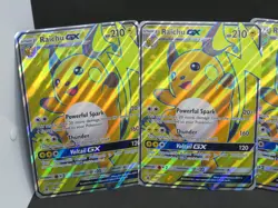 3 Raichu GX SM90 Pokemon Sun & Moon Black Star Promo Full Art Oversized Lot CD3 - Image 2