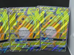 3 Raichu GX SM90 Pokemon Sun & Moon Black Star Promo Full Art Oversized Lot CD3 - Image 3