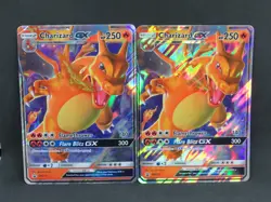 2 Charizard GX SM211 Pokemon Sun & Moon Black Star Promo Holo Oversized Lot CD3 - Image 1