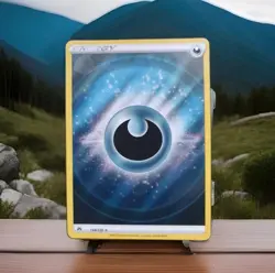 Pokemon TCG Textured Darkness Energy 158/159 Crown Zenith Holo Sword & Shield - Image 1