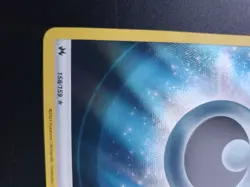 Pokemon TCG Textured Darkness Energy 158/159 Crown Zenith Holo Sword & Shield - Image 4