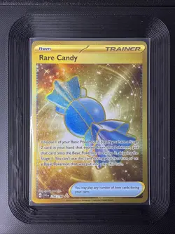 Pokemon TCG Rare Candy Scarlet & Violet Base Set 256/198 Holo Hyper Rare - Image 1