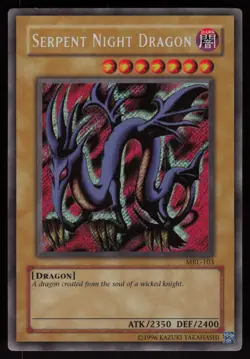 Serpent Night Dragon MRL-103 MRL Secret Rare Magic Ruler Yu-Gi-Oh - Image 1