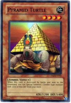 Yugioh! LP Pyramid Turtle - CP02-EN004 - Super Rare - Unlimited Edition Lightly - Image 1