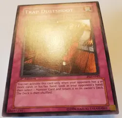 Yu-Gi-Oh! Trap Dustshoot PGD-049 Pharaonic Guardian Vintage 2003 1st Edition NM - Image 3