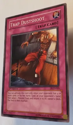 Yu-Gi-Oh! Trap Dustshoot PGD-049 Pharaonic Guardian Vintage 2003 1st Edition NM - Image 4