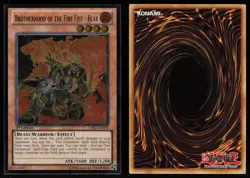 Brotherhood of the Fire Fist - Bear CBLZ-EN024 Ultimate Rare 1st Edition Yugioh - Image 3