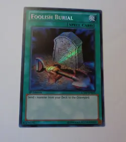 Foolish Burial LCJW-EN070 (Secret Rare, 1st Edition, Excellent) Yugioh - Image 1