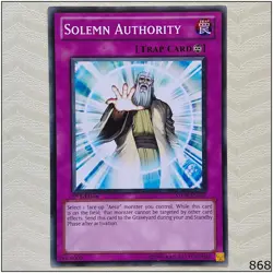 Solemn Authority - STOR-EN067 - Common 1st Edition Yugioh - Image 1