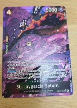 One Piece TCG St. Jaygarcia Saturn (Alternate Art) OP13-083 Carrying On His Will - Image 1
