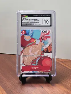 One Piece 2023 Franky OP01-021 Gift Collection Promo • Foil • CGC 10 7026 - Image 1