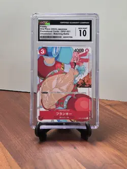 One Piece 2023 Franky OP01-021 Gift Collection Promo • Foil • CGC 10 7026 - Image 2