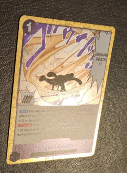 Ground Death OP14-096 The Azure Sea's Seven Foil Card Rare NM - Image 2