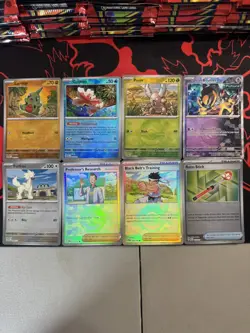 Pokemon TCG Prismatic Evolutions 8 Card Pokeball Lot NM Pinsir Goldeen ++ - Image 1