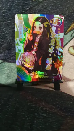 DEMON SLAYER TCG SLR NEZUKO KAMADO ANIME WAIFU CARD - Image 1