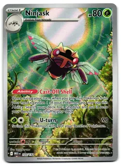 Ninjask 137/132 - Mega Evolution Illustration Rare Pokemon TCG - M/LP Card - Image 1