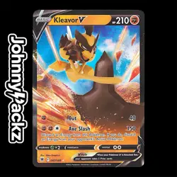 Kleavor V 087/189 - 2022 Ultra Rare Holo - Astral Radiance Pokemon Card (NM) - Image 1