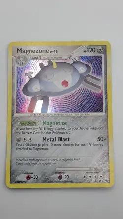 Magnezone 8/130 Diamond and Pearl Holo Pokemon Card - Image 1