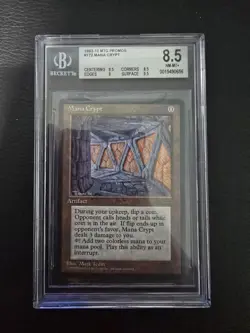 Mana Crypt Media Promos Regular Graded BGS 8.5 NM-MT+ MTG Magic Card - Image 1