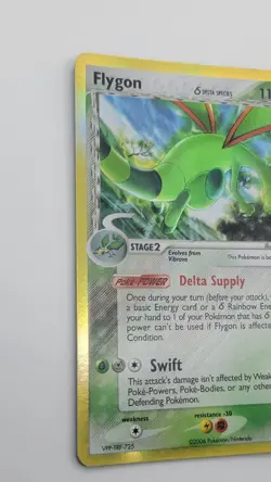Flygon (Delta Species) - Holon Phantoms 7/110 Holo Rare Pokemon Card - Image 2