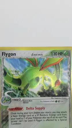 Flygon (Delta Species) - Holon Phantoms 7/110 Holo Rare Pokemon Card - Image 3